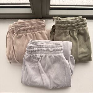 H&M Kids Joggers - Beige, Olive, Light Gray